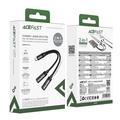 Adattatore e splitter audio USB-C Acefast J14 - Grigio