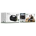 Altoparlante portatile per karaoke Acefast K14 con doppio microfono - 120W - Nero
