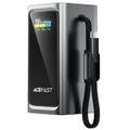 Power bank Acefast M33 da 20000mAh con display TFT da 1.96" e cavo USB-C - 100W - Grigio