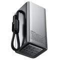 Power bank Acefast M33 da 20000mAh con display TFT da 1.96" e cavo USB-C - 100W - Grigio