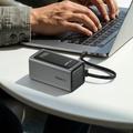 Power bank Acefast M33 da 20000mAh con display TFT da 1.96" e cavo USB-C - 100W - Grigio