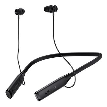 Cuffie da collo Bluetooth Acefast N7 con display a LED, potenziamento dei bassi - nero
