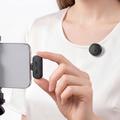 Microfono lavalier wireless Acefast R7 - Riduzione del rumore tramite IA, clip magnetica - Nero