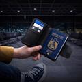 Portapassaporto intelligente Acefast S6 con localizzatore Bluetooth per iOS - Nero