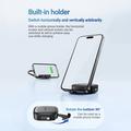 Set cavo USB-C retrattile Acefast Travel J3 da 60W con supporto per telefono - Nero