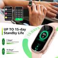 Orologio fitness IP67 - Misura la frequenza cardiaca, i passi, l\'attività fisica e il sonno - Rosa