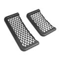 Supporto a rete elastico e adesivo per auto, barca, yacht - 8x20cm - nero