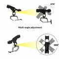 Supporto per canna da pesca regolabile con morsetto - 270° multiangolo