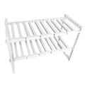 Scaffale regolabile per mobile lavello della cucina - Bianco