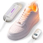 Asciugascarpe UV regolabile con timer - Taglia di scarpe 28-45 - Bianco