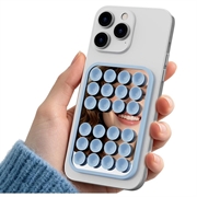 AhaStyle WG206 Supporto per telefono con ventosa in silicone e specchio integrato