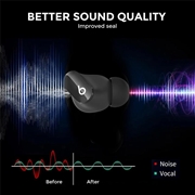 Beats Studio Buds/Buds+/Fit Pro Ahastyle WG150 Cuffie in silicone - Nero