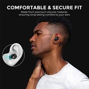 Beats Studio Buds/Buds+/Fit Pro Ahastyle WG150 Cuffie in silicone - Nero