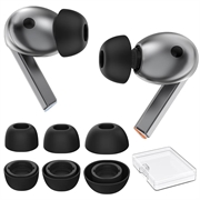 Samsung Galaxy Buds3 Pro/Buds4 Pro Ahastyle WG173 Cuffie in silicone - Nero