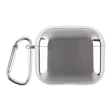 Custodia in plastica placcata per AirPods 4 - Argento