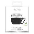 Custodia in silicone Puro Icon per AirPods 4/AirPods 5 con moschettone