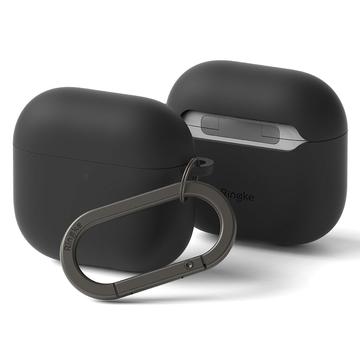 Custodia in silicone AirPods 4 Ringke - Protezione antiurto - Nero