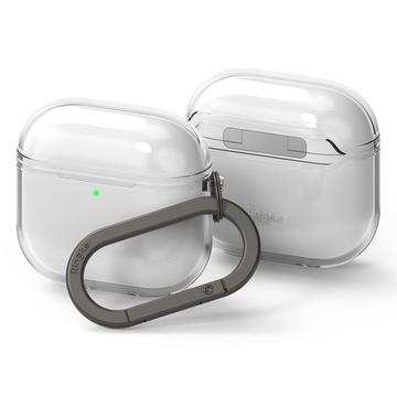 Custodia in silicone AirPods 4 Ringke - Protezione antiurto - Chiara