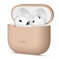 Custodia in silicone AirPods 4 Tech-Protect - Caffè Latte