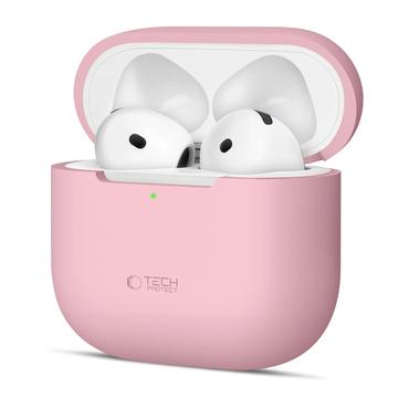 Custodia in silicone AirPods 4 Tech-Protect - Rosa polvere