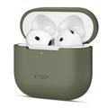 Custodia in silicone AirPods 4 Tech-Protect - Verde oliva