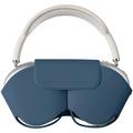 Custodia per AirPods Max con modalità Sleep - Custodia per cuffie in pelle PU - Blu
