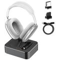 Supporto di ricarica wireless per AirPods Max con modalità Smart Sleep - Nero