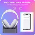 Supporto di ricarica wireless per AirPods Max con modalità Smart Sleep - Nero