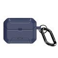 Custodia per AirPods Pro 3 Dux Ducis Pecs con supporto e gancio in lega - Blu