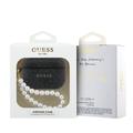 Custodia AirPods Pro 3 Guess 4G Classic Logo con cinturino perlato - Nero