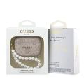 Custodia AirPods Pro 3 Guess 4G Classic Logo con cinturino perlato - Rosa