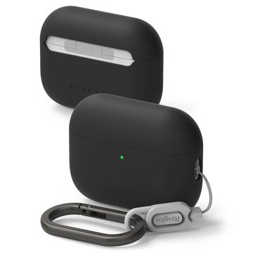 Custodia in silicone AirPods Pro 3 Ringke - Protezione antiurto - Nero