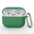 Custodia in silicone con moschettone per AirPods Pro 3 - Verde
