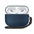 Custodia in pelle AirPods Pro 3 Tech-Protect NaturalFit - Blu navy