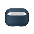 Custodia in pelle AirPods Pro 3 Tech-Protect NaturalFit - Blu navy
