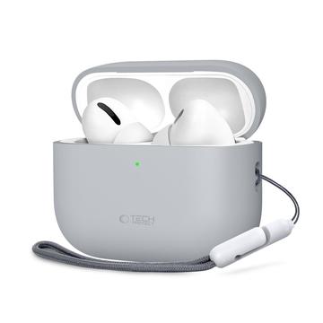 Custodia in silicone AirPods Pro 3 Tech-Protect - Grigio pastello