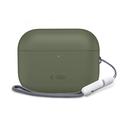 Custodia in silicone AirPods Pro 3 Tech-Protect - Verde oliva