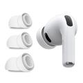 Auricolari in silicone Tech-Protect per AirPods Pro 3 - S, M, L - Bianco