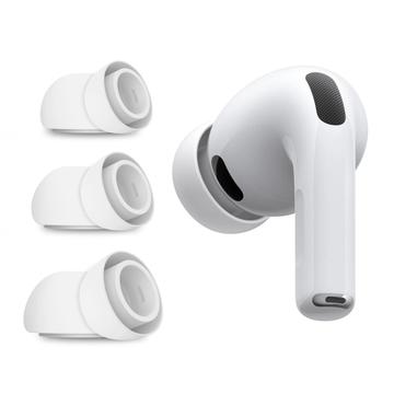 Auricolari in silicone Tech-Protect per AirPods Pro 3 - S, M, L - Bianco