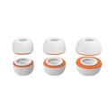 AirPods Pro/Pro 2 AhaStyle WG181 Punte auricolari di ricambio - 3 paia - Bianco / Arancione