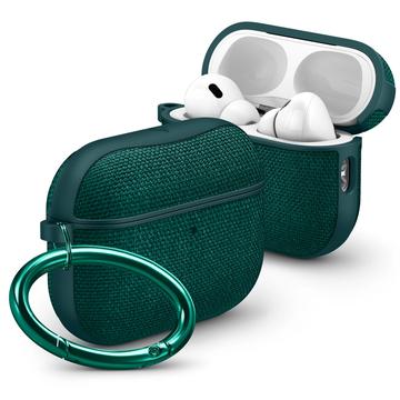 Custodia ibrida Airpods Pro 3 Spigen Urban Fit - Verde notte