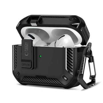 Custodia Airpods Pro 3 Tech-Protect Carbonox - Nera