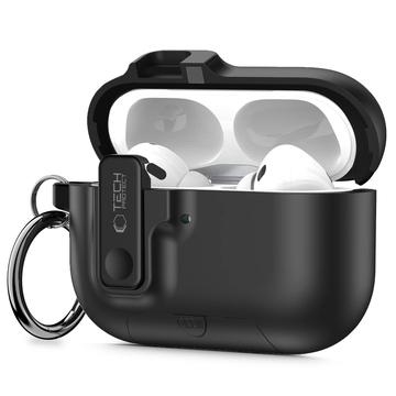 Custodia Airpods Pro 3 Tech-Protect Slim Hook - Nera