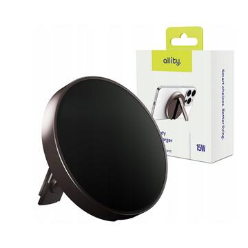 Allity AWC-210 Caricabatterie wireless 2-in-1 da 15W - Grafite