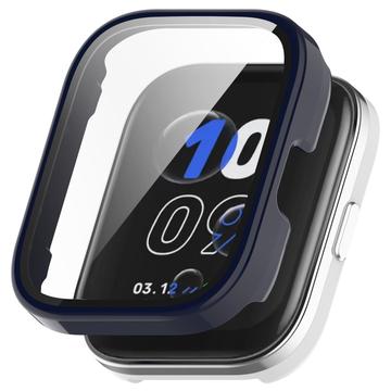 Custodia in Plastica con Pellicola Salvaschermo per Amazfit Bip 5 Unity - Blu Scuro