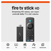 Amazon Fire TV Stick HD (2024) con telecomando vocale Alexa