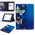 Custodia Folio serie Wonder per Amazon Kindle Paperwhite 3/2 (2015) - Blu Motivo Farfalle