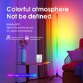 Lampade da terra RGB a LED d’atmosfera con telecomando - 103cm - 2 pezzi.
