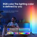 Lampade da terra RGB a LED d’atmosfera con telecomando - 103cm - 2 pezzi.