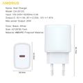 Caricabatterie rapido USB-C Amorus PD 20 W – Bianco